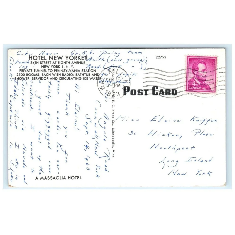 American Vintage vintage postcard